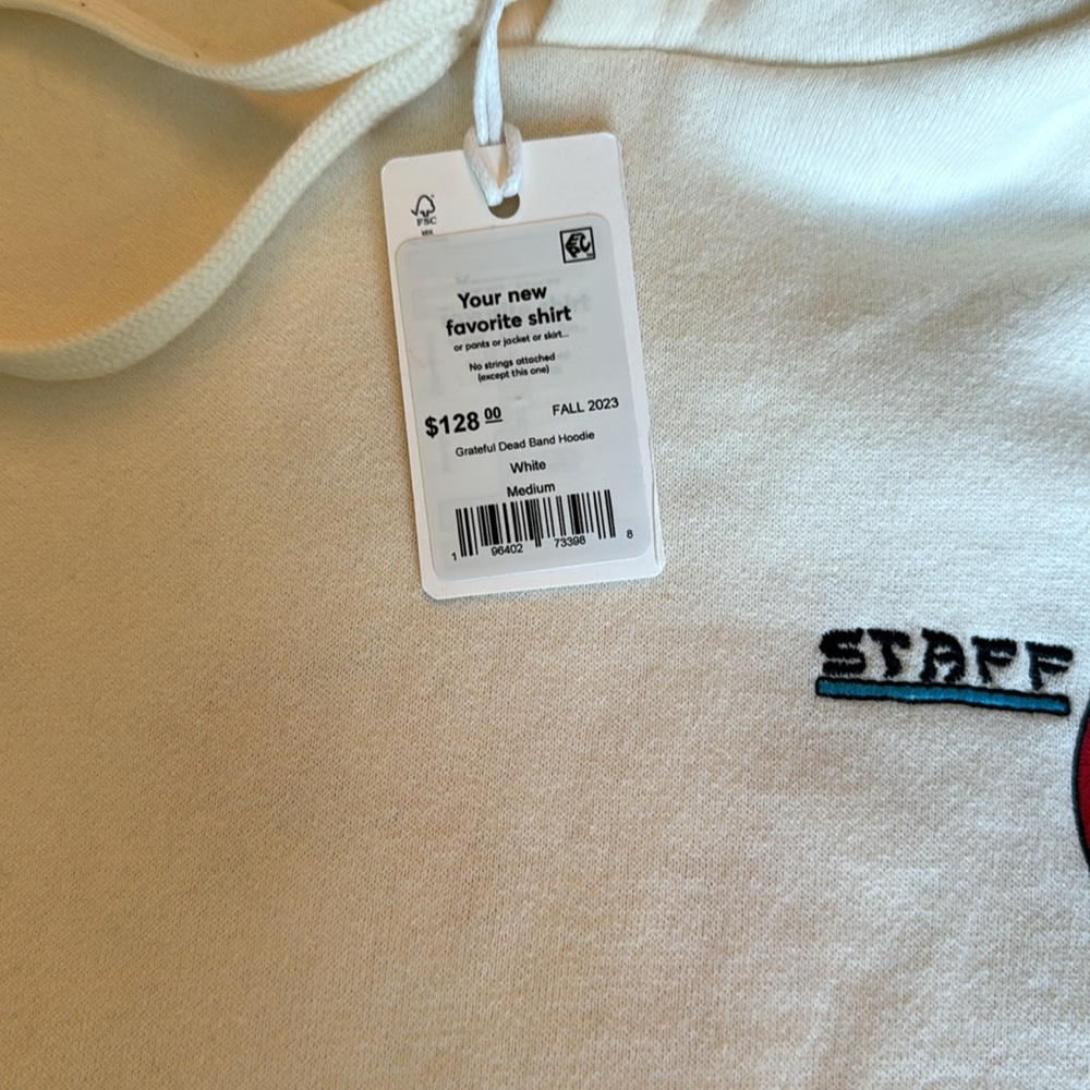 Grateful Dead Marine Layer concert Hoodie with Graphic Design - Picture 2 of 6